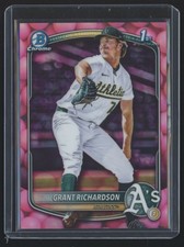 2025 Bowman Draft Grant Richardson Athletics #BDC-171 Bubble Gum
