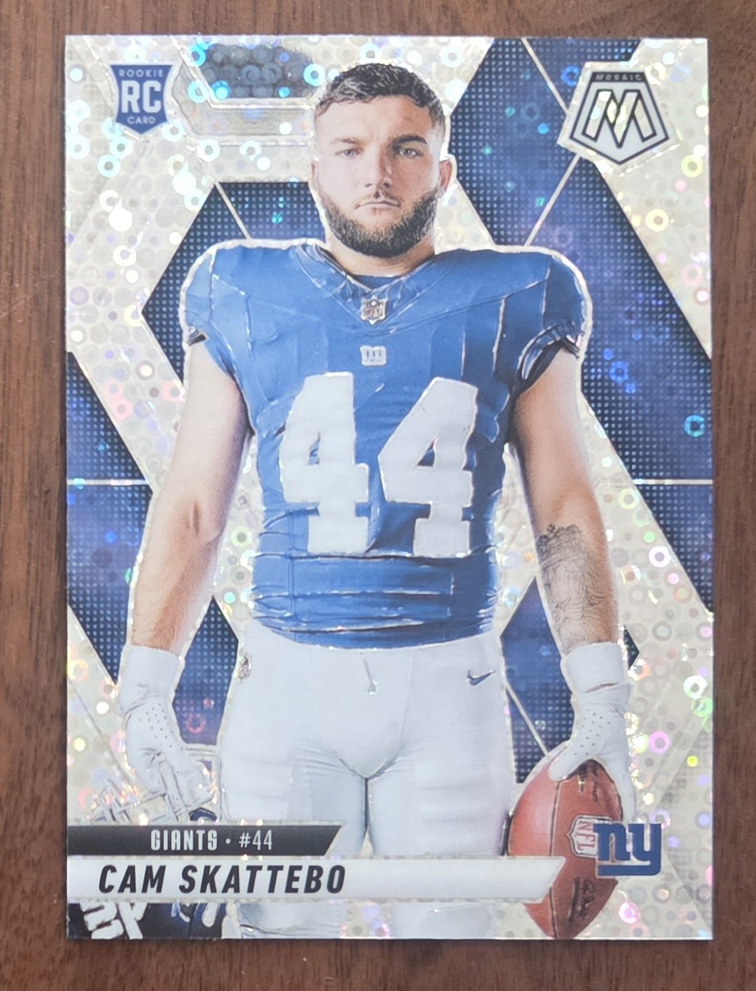 2025 Panini Mosaic No Huddle- Variation Cam Skattebo RC #271