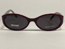 Romeo Gigli RG173/S 446 Sunglasses NOS Burgundy Italy Vintage Designer