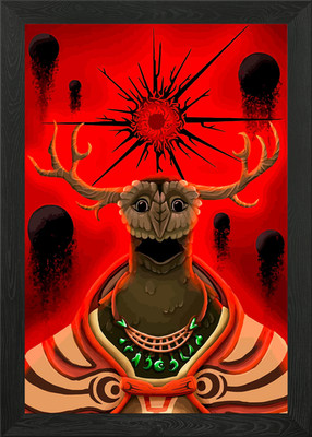 Outer Wilds Framed Wall Art Poster Canvas Print Picture