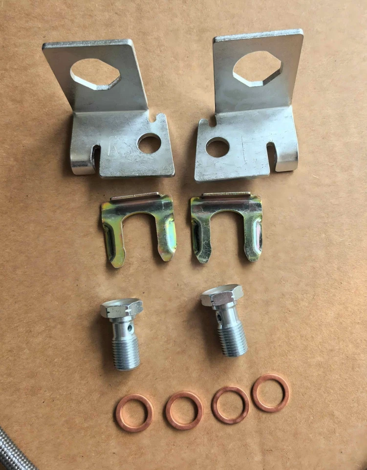 SS Front Brake Lines Replacement Kit 1997-2004 Chevrolet Corvette C5 Z06 Foto 2 de 2