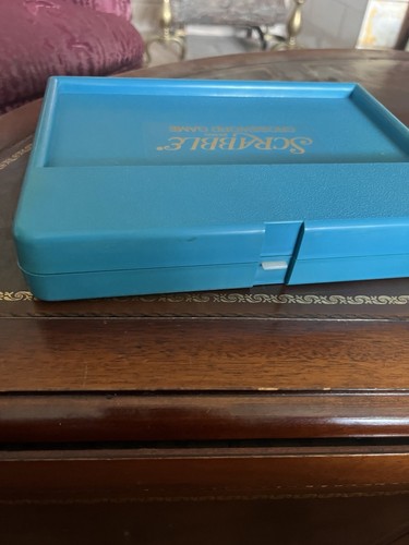 Vintage 1977 Blue Travel Edition Scrabble Brand Crossword Game- Complete - Picture 7 of 15