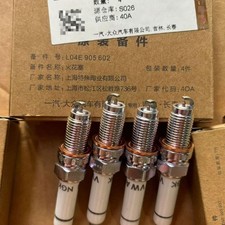 4X OEM Spark plugs 04E905602 For Audi Q2 Q3 A3 Jetta Golf Tiguan Polo 1.4T EA211