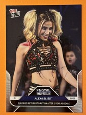 2025 Topps Now WWE - Alexa Bliss #11 Print Run 4360 Royal Rumble Surprise Return