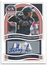 2024 Panini Stars & Stripes Baseball Anthony Brown Jr Signatures Auto #NTS-AB