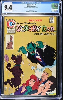 Scooby Doo #2 CGC 9.4 (1975) RARE DOUBLE COVER! MONSTER COVER!L@@K!