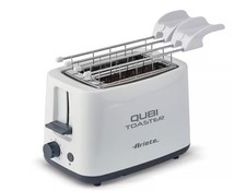 Ariete Qubi Toaster (2 Slice) with Stainless Steel Clamps White
