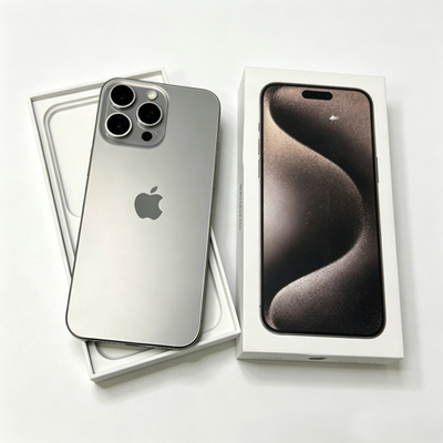Apple iPhone 15 Pro Max - 256 GB - Natural Titanium (Unlocked) for