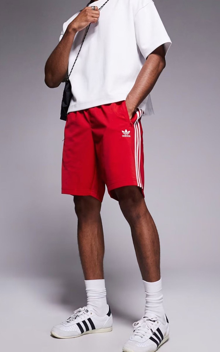 NEW MENS ADIDAS ORIGINALS FIREBIRD TREFOIL SHORTS ~ LARGE