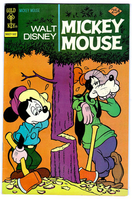 Walt Disney's MICKEY MOUSE #154 in VF a Bronze Age Gold Key comic with Goofy