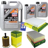 Mann Inspektionspaket 7L Liqui Moly Top Tec 5W-30 FüR VW Transporter V Bus 2.5