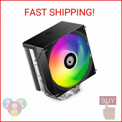 ID-COOLING SE-214-XT V2 ARGB CPU Air Cooler, 4 Heat Pipes, 120mm ARGB PWM Fan, D
