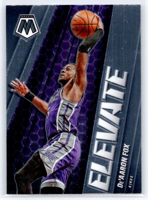 2020-21 Panini Mosaic #11 De'Aaron Fox Elevate
