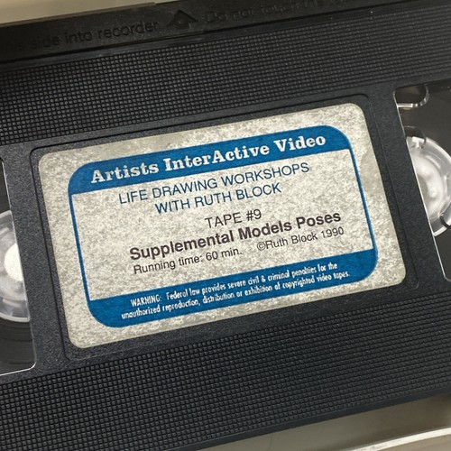 Ergänzender Akt Model Posen Ruth Block Kunst Zeichnung VHS 1990 2 Stück LESEN! - Bild 6 von 7