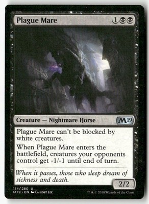 #114 - Plague Mare - Uncommon WB1 U Lightly played