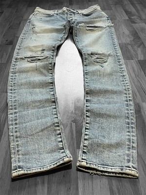 Original Amiri MX1 Jeans - Light Indigo Wash - Größe 30