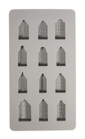 GießForm Silikon Mini Nordic HäUser 12 Motive 145X26X15Cm Rayher Dekoartikel