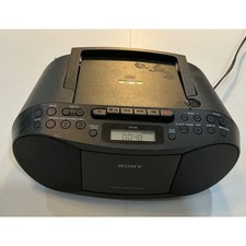 Sony CFD-S70 CD Radio Cassette Recorder Boombox Mega Bass Partially Tested