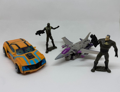 Transformers Prime Starscream Bumblebee 100% complete Ultimate Opponents