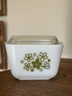 Vintage Pyrex Spring Blossom 501 B Fridgie With Lid