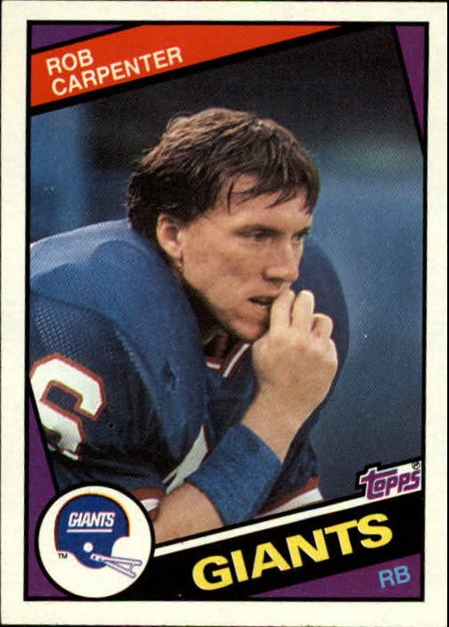 1984 Topps #313 Rob Carpenter - FB