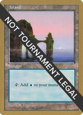 Island (425) - 1997 Janosch Kuhn (5ED) - Light Play MTG World Championship Decks
