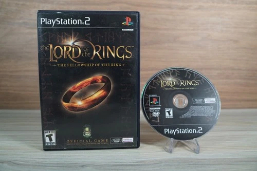 Lord of the Rings: Fellowship of the Ring Ps2 No manual CLEAN DISC!