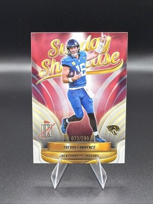 2025 Topps Signature Class Football Trevor Lawrence Sunday Showcase SS-19 /299