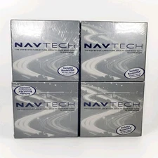 4 Sets NAVTECH map data cd 1999 New Sealed Route USA Midwest Southeast More