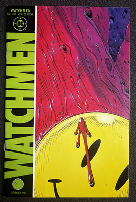 Watchmen #1 1986 DC Key Issue Alan Moore Dave Gibbons Rare NM-