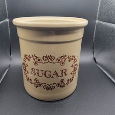 Monmouth Ill USA Sugar Croc Pottery Vintage 6.5x6.5
