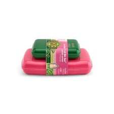 Caboodles Women's Care Pack  Lil Bit Set Cosmetic Case, Wicked-Pink  Green