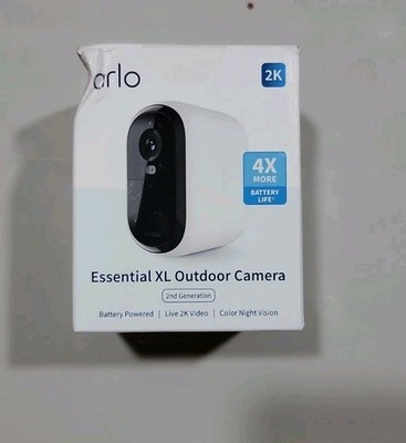 Arlo Essential XL Security Camera 2K  Indoor - Outdoor