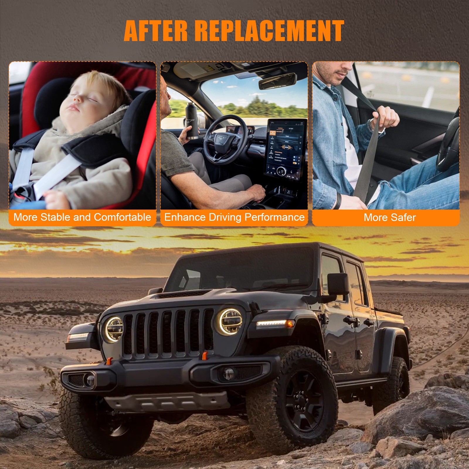 Front Complete Shocks Struts Coil Springs For 2011-18 Dodge Journey V6 3.6L