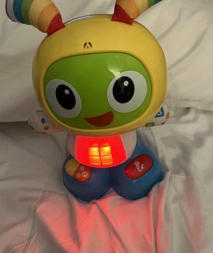 Fisher Price BRIGHT BEATS Dance & Move BEATBO w/ Lights  Music & Talking EUC. f3