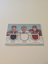 2007-08 Upper Deck Artifacts - Tundra Trios Jerseys Shane Doan Curtis Joseph Ed 