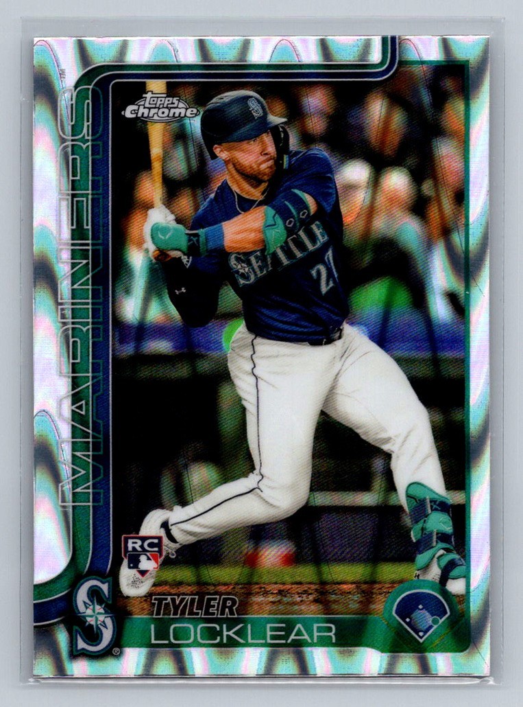2025 Topps Chrome - Tyler Locklear #41 RayWave Refractor (RC)