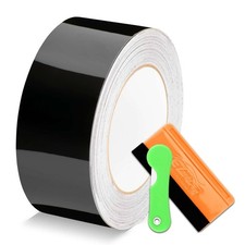 Gloss Black Free Tool Kit Vinyl Wrap Rool for 2 in x 25 ft,