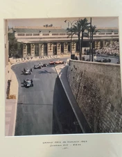 Jarrotts Motor Racing Tradition Graham Hill 1963 Monaco BRM Ferrari  photograph