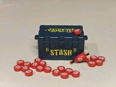 Custom Fallout Vault Tec Stash Box, & Nuka Cap X 20, Cola Gun Building Blocks