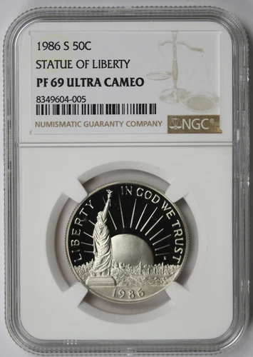 1986-S Statue of Liberty Modern Commemorative 50C Proof PF 69 Ultra Cameo NGC