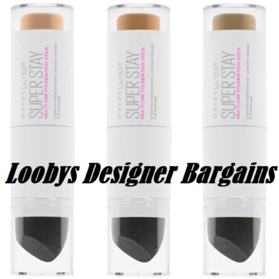 MAYBELLINE Superstay Foundation Stick 7.5g - CHOOSE SHADE - NEW Sealed