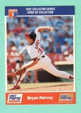 (1) BRYAN HARVEY   1992 DIET PEPSI # 9 COLLECTORS SERIES NM RARE CARD (K3588)