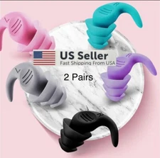 Ear Plugs for Sleeping Noise Cancelling,Reusable Ear Protection EarPlugs/2 Pairs