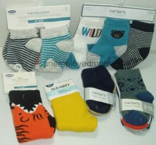Boys Socks Crew Ankle Lot 14 pair Baby Infant Bear Wild Monster