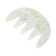 1 Pc Five-tooth Head Massage Comb for Home White Green