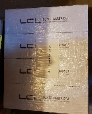 LCL Toner Cartridge Replacement for HP 130A CF350A CF351A CF352A, 4 in 1 pack!