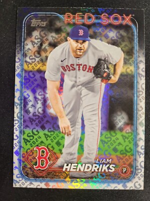 Liam Hendriks All-Star Game Logo Variation HOLO Foil 2024 Topps ASG SP Red Sox