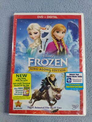 NEW SEALED DISNEY'S FROZEN SING-ALONG EDITION DVD | eBay