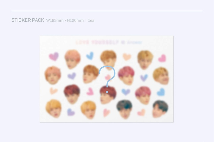 BTS - LOVE YOURSELF 結 'Answer' 4 version Set + Store Gift Photos